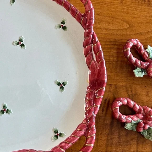 Vintage Fritz and Floyd Christmas Platter - Picture 5 of 8